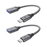 adaptador usb otg precio Compatibilidad Universal: Este Adaptador USB Tipo C convierte al puerto USB C/Thunderbolt 3 al puerto USB A sin esfuerzo. Puedes conectar tus accesorios USB A, como teclado, ratón y disco duro externo con tu nuevo MacBook, MacBook Pro y otros dispositivos habilitados con puerto USB C.