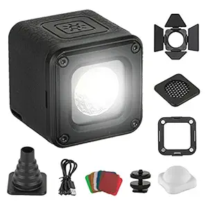 LED Video Light, SmallRig Waterproof Portable Lighting Kit Mini Cube with 8 Color Filters, Dimmable Fill Photography Light 5600K CRI95 for Smartphone, Action and DSLR Camera 3405