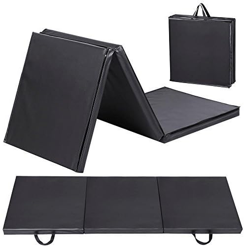 72x24x2 PU Gymnastics Mat Gym Folding Panel Yoga Exercise Tumbling Pad by Globalbid