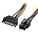 pci express 6 pin power Mit geraden Steckern und 20cm Länge perfekt für ihr internes Kabelmanagement.