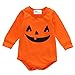 Produktbild EROSPA® Baby Body Halloween Kürbis Strampler Kostüm Mädchen Jungen Unisex Orange 6-12 Monate