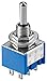 Produktbild MANAX® Kippschalter Miniatur EIN-AUS-EIN, 6 Pins, blaues Gehäuse, 10 Stück