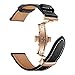 Produktbild Tianya Rose Gold Butterfly Schnalle Lederband Schwarz Butterfly Schnalle Leder Armbanduhr Armband Für Iwatch 4 Apple Watch 40mm