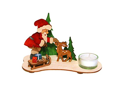 Preisvergleich Produktbild Kuhnert Bastelset Teelichthalter Weihnachtsmann 10124