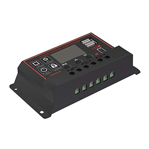 Preisvergleich Produktbild ForceSthrength 12V / 24V Solarpanel Laderegler Batterieregler Dual USB