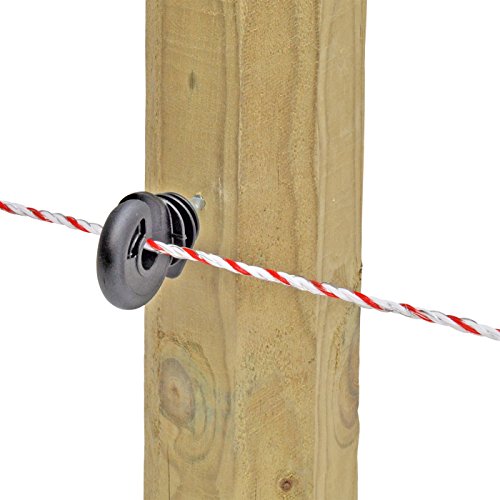 150x Ringisolator + Einschraubhilfe + Warnschild für den Weidezaun - 6