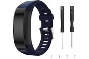 SUPORE kompatybilny z paskiem do zegarka Vivosmart HR, akcesoria regulowany, miękki silikonowy pasek do zegarka na nadgarstek zaprojektowany dla Vivosmart HR Smart Watch (bez trackera, tylko zapasowy pasek)