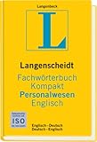 Langenscheidt Fachwörterbuch Kompakt Personalwesen Englisch: Englisch-Deutsch/Deutsch-Englisch (Langenscheidt Fachwörterbücher Kompakt) by