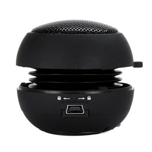 Mini Altavoz Est&eacute;reo Subwoofer USB PC Recargable Port&aacute;til - Negro