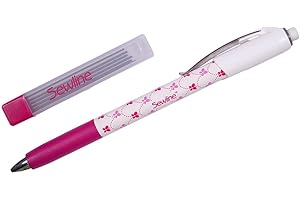 Sewline FAB50038 Set, 8 Minas de cerámica con Soporte 0,9 mm, Negro