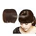 2014 Popular Full Bangs Pieces Clip in on Hair Extensions Brazilian Bang