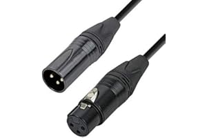 DG SYSTEMS ITALIA SRL DG Systems - Cavo XLR Cannon per microfoni, casse, DJ - Made in Italy (0.7 mt)