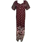 Indiatrendzs Women Cotton Nighty Printed Nightdress (Chest 42)