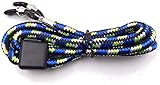 Sunglasses Strap La Optica Damen Herren Kinder Sunglasses Strap Bunt 65cm für Sonnenbrillen, Lesebrillen, Sport, Farben, Blau, Grün, Weiß