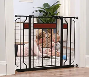 Regalo Home Accents Extra Wide Walk Through Safety Gate Black Model 0310 By Regalo