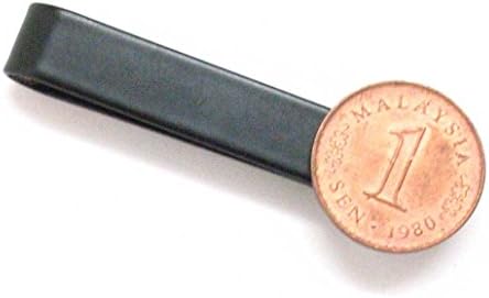 Malaysia Coin Tie Bar Clip Tiebar Tieclip Suit Vintage Malaysian South East Asia Bar ikat Barang kemas