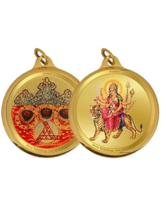 Awaken Your Kundalini Panchmukhi Hanuman Yantra Pendant - Brass & Ashtadhatu, Gold Polished, Spiritual Protection