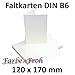 Produktbild DIN B6 Faltkarten Doppelkarten - Hochweiß / Kristallweiß | 50 Stück | Einladungskarten - Menükarten - Blanko | 17 x 12 cm | formstabil | Printable für Drucker geeignet | PREMIUM Qualitätsmarke: NEUSER FarbenFroh