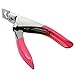 Accessotech Acrylic False Fake Nail Tip Cutter Clipper Pink Beauty Salon Manicure Nail Art