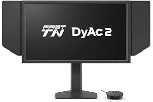 BenQ ZOWIE XL2546X+ e-Sports Monitor do gier | 61.2 cm | 280Hz | Fast TN | DyAc 2 | 1080p | Ustawienie XL do udostępniania | przełącznik S | osłona | regulowana wysokość