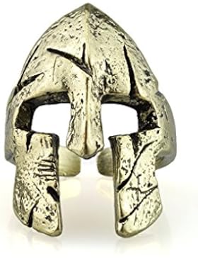 Ring Spartaner Helm - Silber - Gold