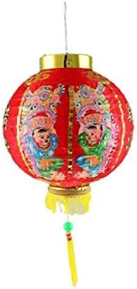 12" Red Chinese Lantern (Choice of designs) (Lion)