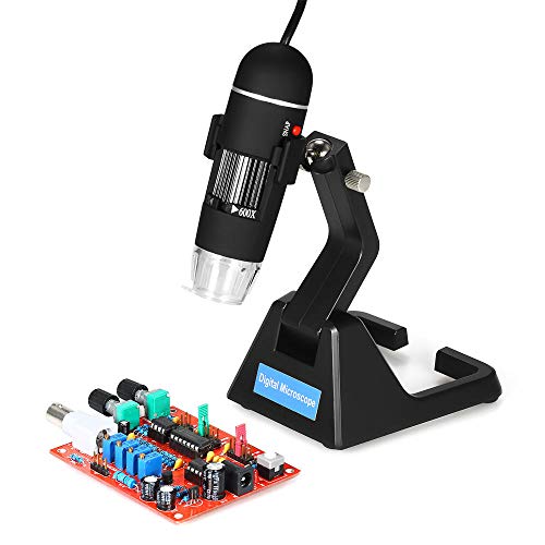 Preisvergleich Produktbild S09 25X-600X Digital 2.0MP Microscope Continuous Magnifier with High-End Universal Bracket