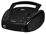 reproductor doble cd mp3 usb Radio FM Reproductor Radio/CD/MP3/USB con Bluetooth - Blaupunkt BLP8300 Color Negro