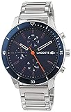 Lacoste Herren Multi Zifferblatt Quarz Uhr mit Edelstahl Armband 2010995