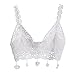 Women Tops Bikini Bra Crochet Hollow Tassel Summer Beach Tops