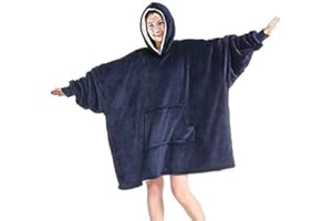 GUMIHO Sweat à capuche Oversize - Couverture super douce et chaude - Confortable - Taille unique - pour femmes, hommes, filles, garçons