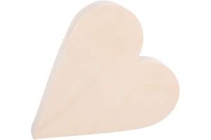 Rayher Coeur en Bois, Nature, 18,5x20 cm