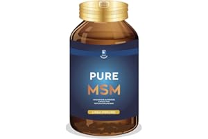 SEB - Pure MSM - Integratore alimentare di Metilsulfnilmetano 100% naturale - 60 capsule da 900mg - Prodotto in Italia