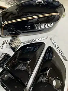 AAI Yamaha Rx100 Rx135 Fuel tank Complete body kit/Side Panel Set / (Black)