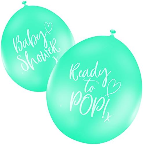 Gorgeous Baby Shower Ready To Pop! Balloons (Quality Classy (Pick Colour) JC1002