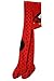 Weri Spezials Baby-Unisex ABS Terry Sole Anti Non Slip Ladybug Tights 12-18 Months Red
