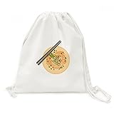 Material: 100% Baumwolle DIYthinker Chinesisches Gericht Nudel Delicious Food Muster-Leinwand-Rucksack-Reisen Shopping Bags