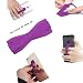Produktbild ONX3 (Purple) Samsung Galaxy S5 / S5 Neo / Octa-core / S5 Duos / S5 Plus / S5 LTE-A G901F / S5 LTE-A G906S / S5 CDMA Universal Anti-Rutsch-Gummi Finger, Handy-Griff-Halter mit Starker Klebe