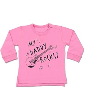 Sprüche Baby - My Daddy rocks - Baby Pullover