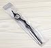 Professional Paint Stainless Steel Feather Cut Hairdressing Razor (black)