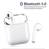 ♬ Ture HD Hifi Sound: Doté de la dernière technologie Bluetooth 5.0 et de composants acoustiques de pointe, il produit une qualité de son incroyable avec des graves profonds et des aigus cristallins. Avec un microphone intégré, vous pouvez activer / désactiver / répondre ou rejeter les appels téléphoniques.