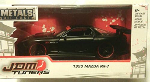 JDM TUNERS 1993 MAZDA RX-7 BLACK 1/32 SCALE JADA