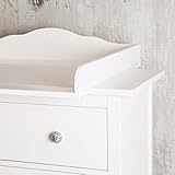 Puckdaddy Wickelaufsatz „Stern H“ für alle IKEA Hemnes Kommoden in weiß - 6
