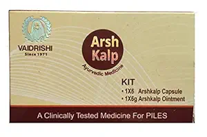 Vaidrishi Laboratories, Arsh Kalp 6 capsule 6 gm ointment combi pack
