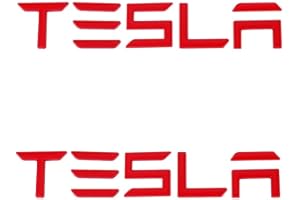 SGW Pegatinas De Emblema TESLA Para Coche 3D De Metal Con Logotipo Para Tesla Model 3/X Model S/Y Letras De Cajuela Emblema Insignia Calcomanías De Estilo Accesorios