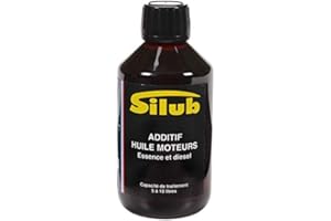 SILUB - Additif Huile, Moteur, boite de vitesse et pont 300ML (Traitement de surface Anti-Friction et Anti-Usure hautes performances)
