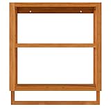 Natürlich: Das schwebende Wandregal ist vollständig aus   gefertigt - Sorgt für optische Wärme