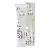 🥥 EFECTO NATURAL DE BLANQUEADO: El dentífrico Tropicana Oil de coco tiene un potente efecto natural de blanqueado debido a la gran cantidad de aceite de coco y asegura unos dientes notablemente más blancos si la usa regularmente