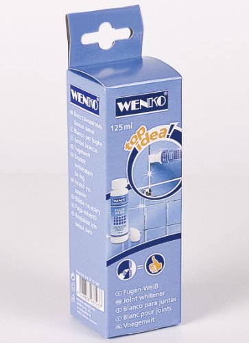 WENKO 5663010500 Fugenweiß mit Schwammaufträger – schimmelhemmend, Fassungsvermögen 0.125 L, Chemie - 3
