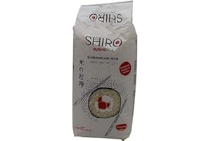 ZEELEC NovaArroz - Shiro - Riz à sushis de qualité supérieure - Koshihikari japonais authentique 100 % - Riz à sushis idéal - Paquet de 1 kg
